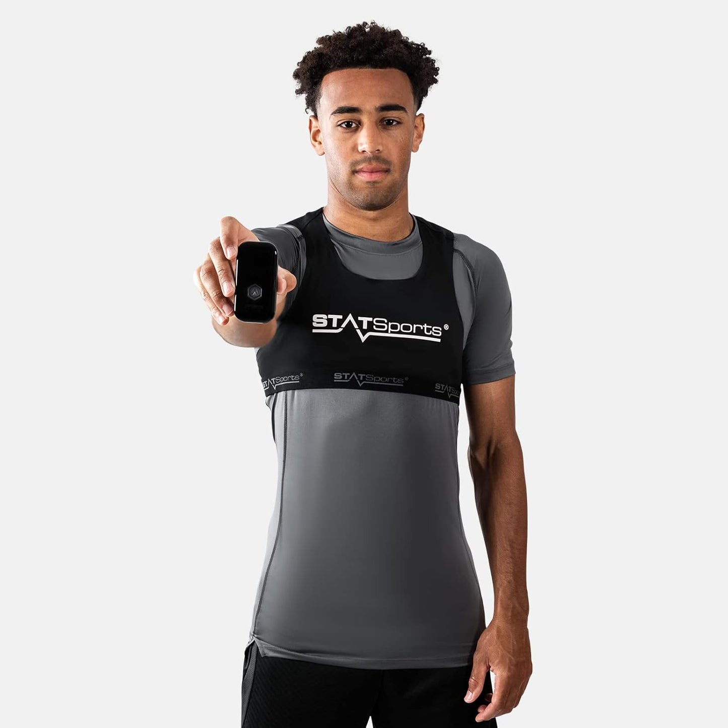 Statsports APEX Athlete Series Football GPS Tracker - Advanced Fitness Performance Monitoring Vest for Players – Accurate Activity Tracking & Insights - Rugby & Football Training Equipment, Adult M