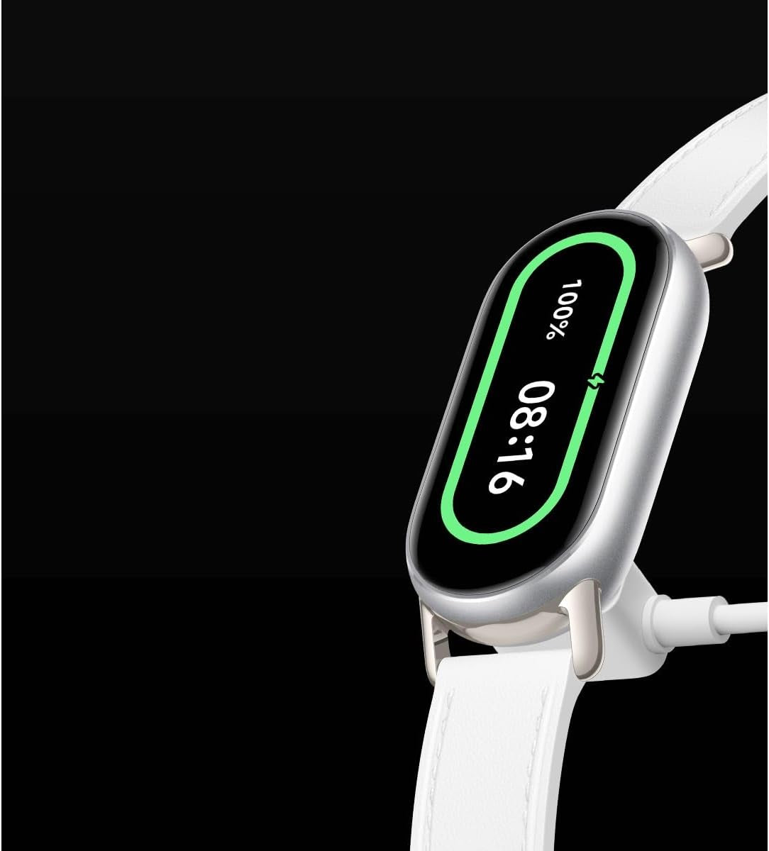 Xiaomi Smart Band 9 Fitness Tracker, AMOLED Display with 1200 Nits, Sp02 Tracking, Sleep and Heart Rate Monitor, Notifications, 5ATM Waterproof, Mi Fit App, Glacier Silver