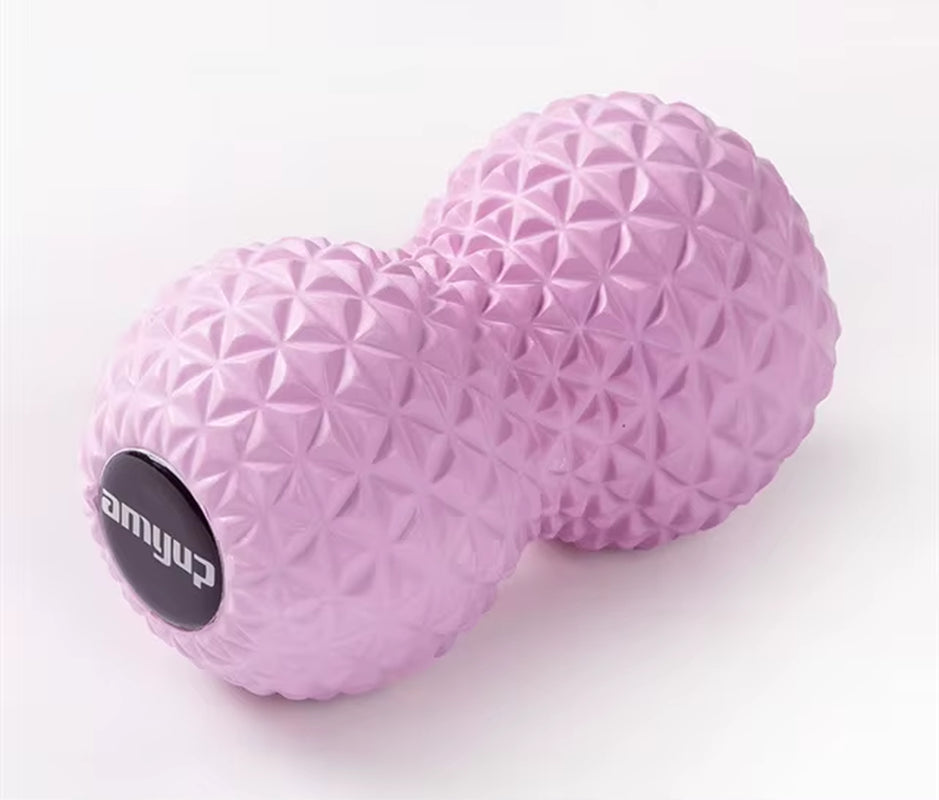 Peanut Roller Fitness Ball Double Lacrosse Ball Trigger Point Massage Ball Myofascial Release Deep Tissue Massager