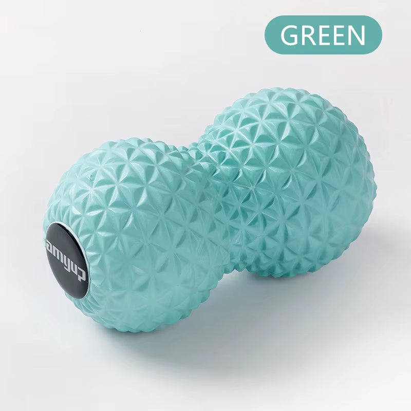 Peanut Roller Fitness Ball Double Lacrosse Ball Trigger Point Massage Ball Myofascial Release Deep Tissue Massager