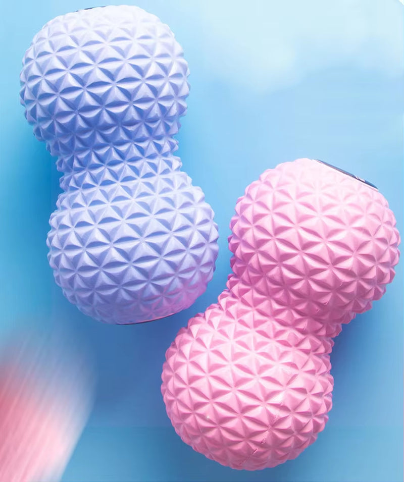 Peanut Roller Fitness Ball Double Lacrosse Ball Trigger Point Massage Ball Myofascial Release Deep Tissue Massager