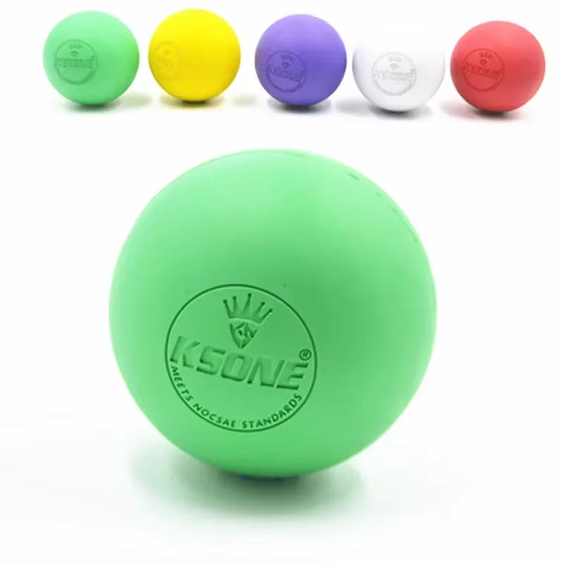Massage Ball 6.3Cm Fascia Ball Lacrosse Ball Yoga Muscle Relaxation Pain Relief Portable Physiotherapy Ball Jaw Exerciser Ball