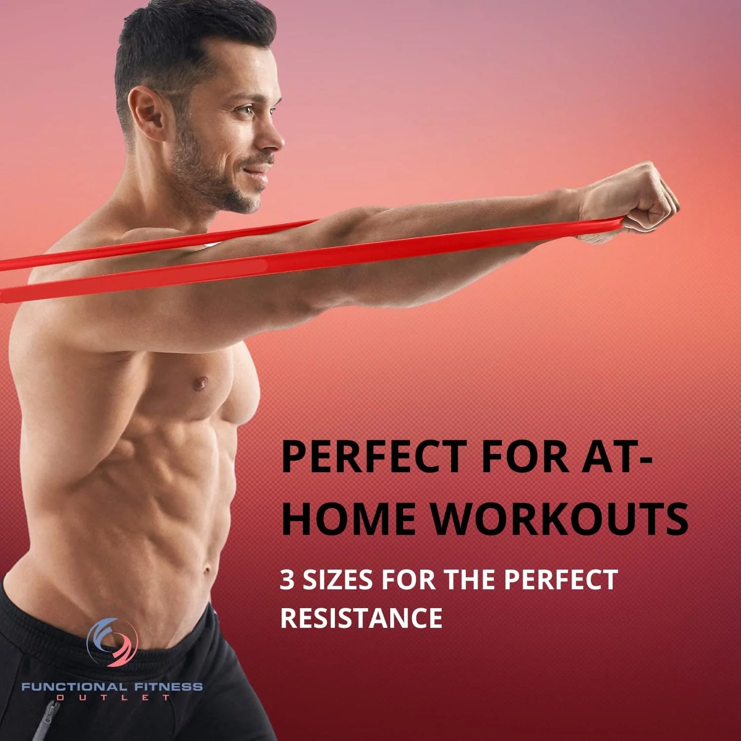 Professional Resistance Bands for Pull-Up Assistance and Functional Fitness, Set of 3