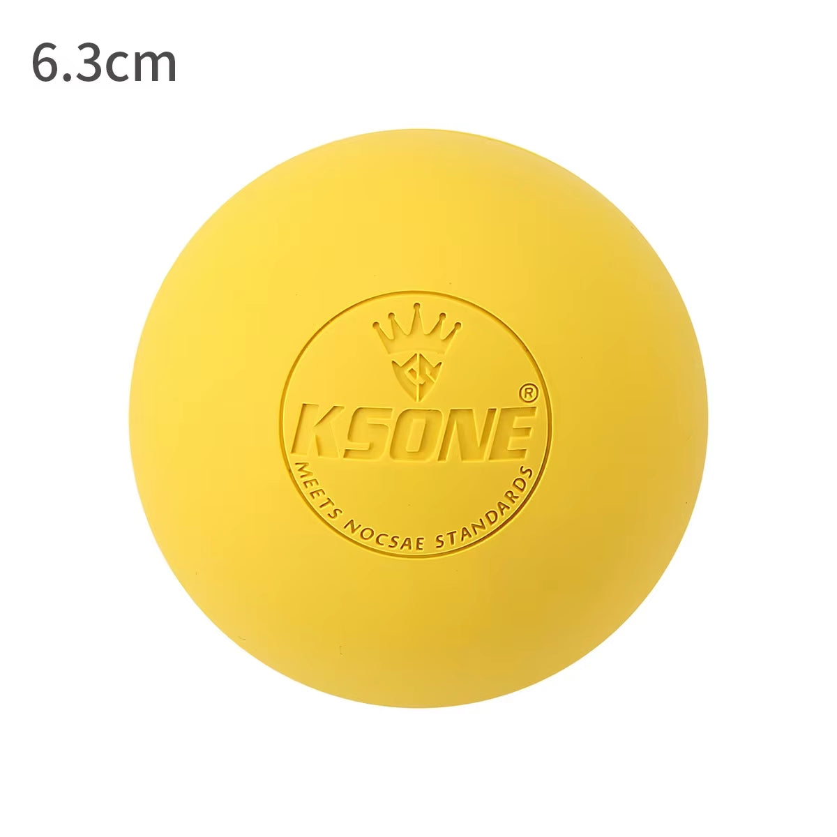 Massage Ball 6.3Cm Fascia Ball Lacrosse Ball Yoga Muscle Relaxation Pain Relief Portable Physiotherapy Ball Jaw Exerciser Ball