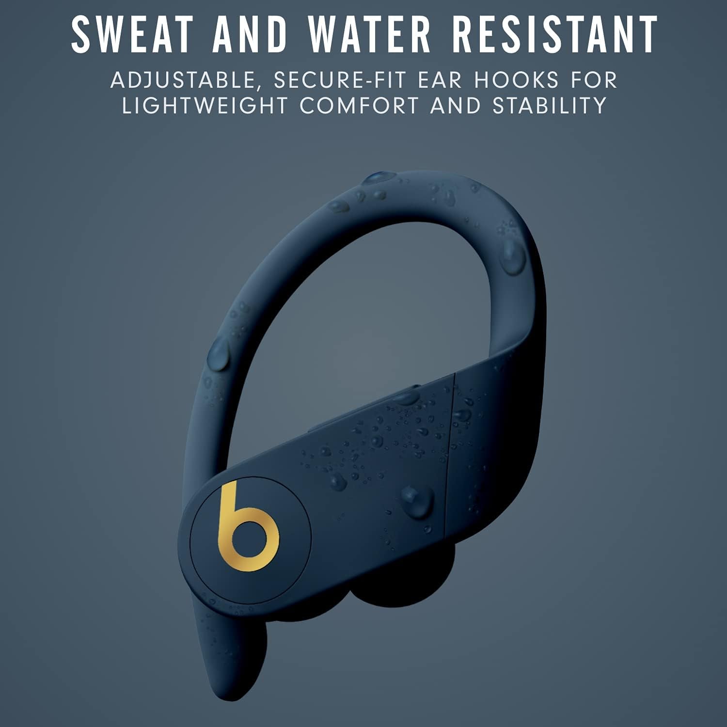 Beats Powerbeats Pro Wireless Earphones - Apple H1 Headphone Chip, Class 1 Bluetooth, 9 Hours of Listening Time, Sweat Resistant Earbuds, Built-In Microphone - Navy