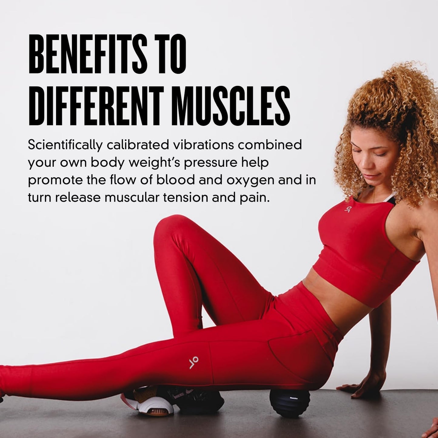 Musclegun Orb Vibrating Massage Ball | Professional Deep Tissue Massager | Targeted Pin Point Muscle Therapy Treatment | Rechargeable 60 Minute Battery, Variable Speed Control
