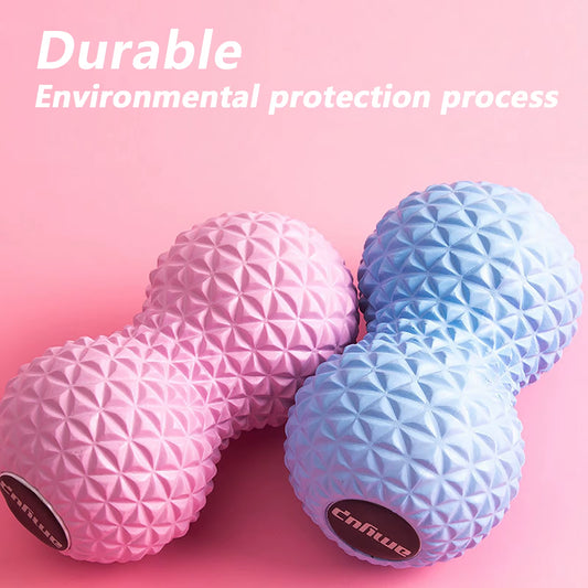 Peanut Roller Fitness Ball Double Lacrosse Ball Trigger Point Massage Ball Myofascial Release Deep Tissue Massager