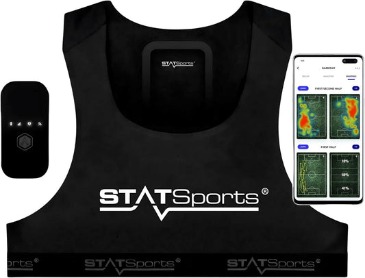 Statsports APEX Athlete Series Football GPS Tracker - Advanced Fitness Performance Monitoring Vest for Players – Accurate Activity Tracking & Insights - Rugby & Football Training Equipment, Adult M