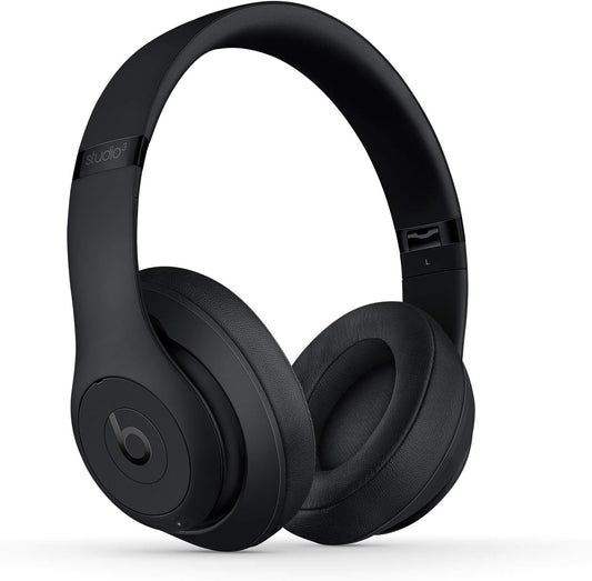 Beats Studio3 Wireless Noise Cancelling Over-Ear Headphones - Apple W1 Headphone Chip, Class 1 Bluetooth, Active Noise Cancelling, 22 Hours of Listening Time - Matte Black