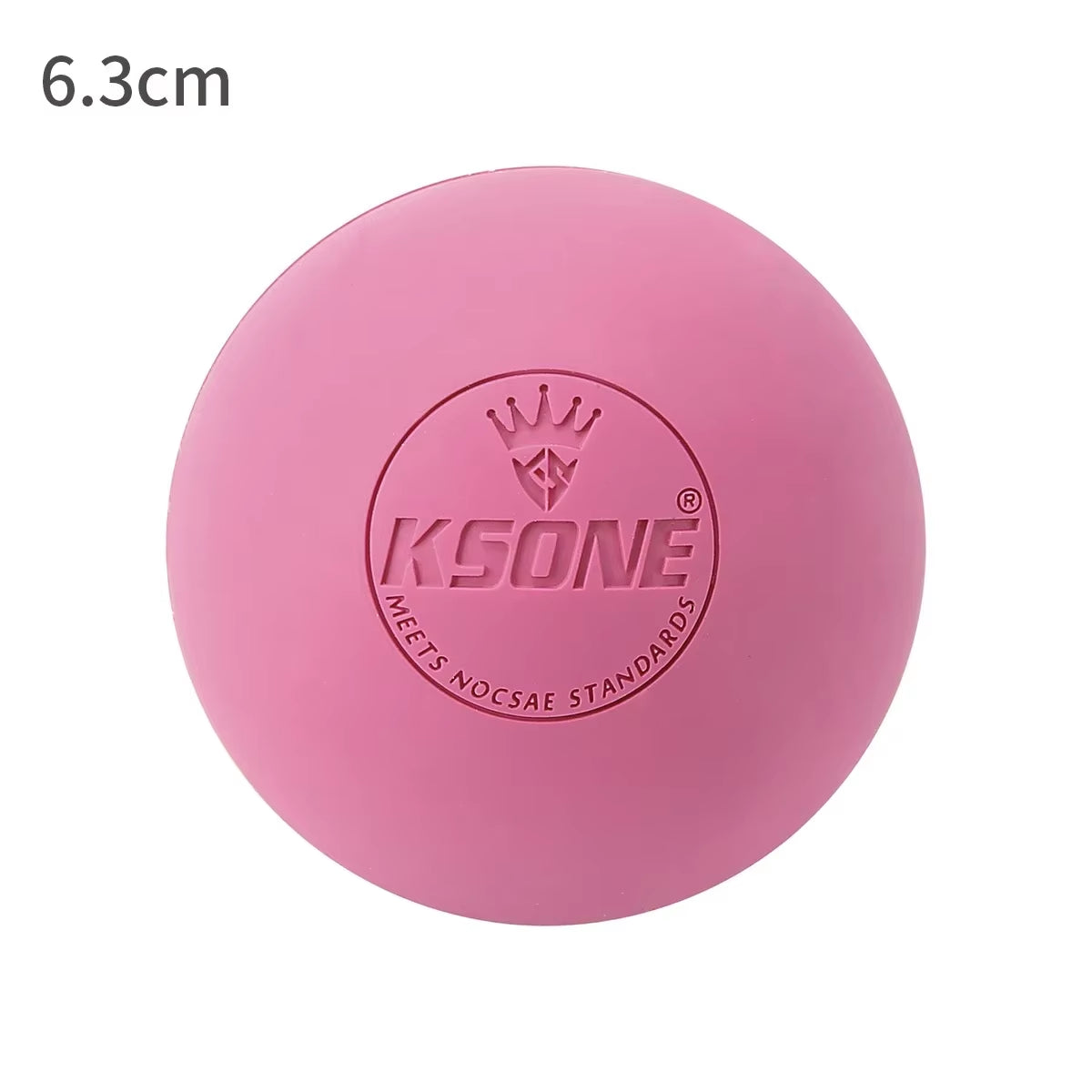 Massage Ball 6.3Cm Fascia Ball Lacrosse Ball Yoga Muscle Relaxation Pain Relief Portable Physiotherapy Ball Jaw Exerciser Ball