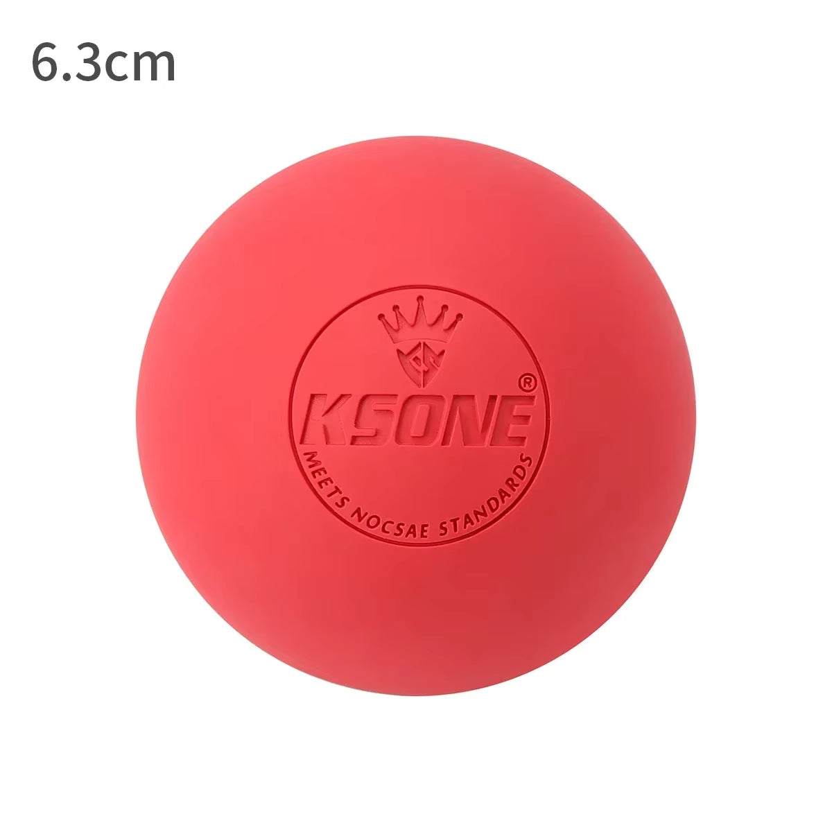Massage Ball 6.3Cm Fascia Ball Lacrosse Ball Yoga Muscle Relaxation Pain Relief Portable Physiotherapy Ball Jaw Exerciser Ball